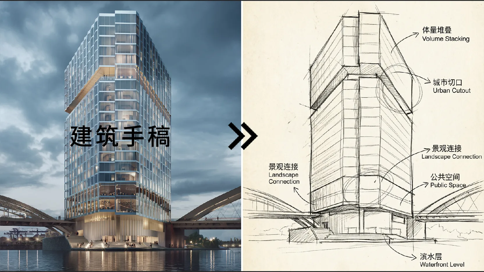 AI建筑手稿案例预览